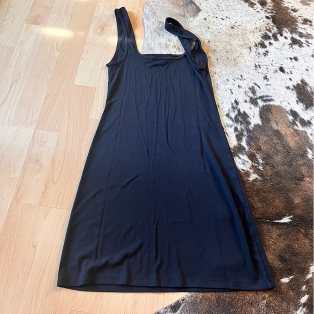 ARITZIA WILFRED Black Sleeveless Mini Dress Flowy Size XS